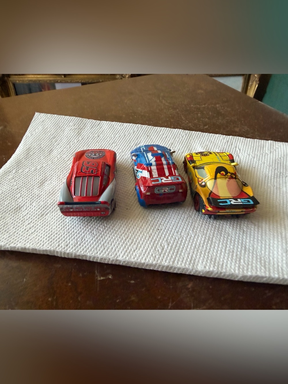 Disney Pixar cars toys global racers cup race cars lighting McQueen GUC toys - Picture 4 of 8
